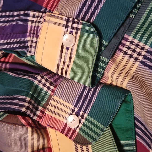 Foxcroft Rainbow Button-Up - Size Medium - Picture 5 of 6